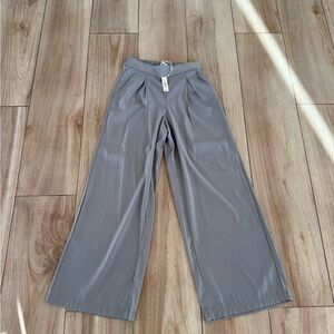 MAX Studio Gray Wide-Leg Pants